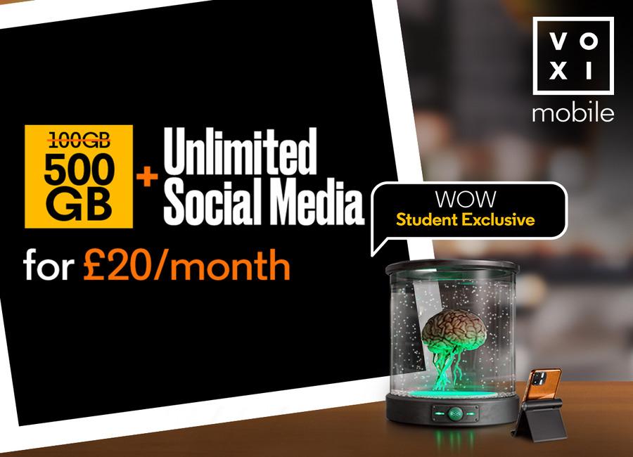 VOXI Student Discount Code | First Month Free